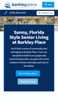 Mobile Screenshot of barkleyplaceseniorliving.com